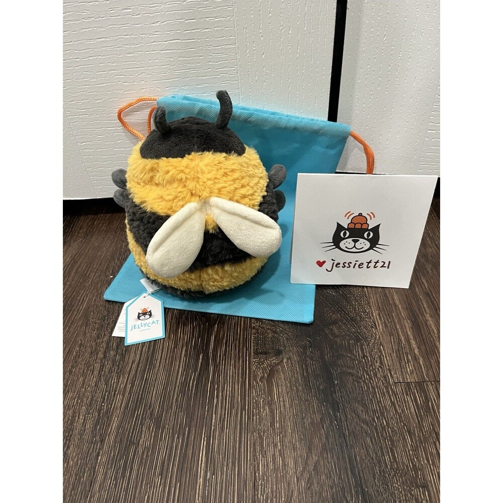 Jellycat Albee Bee Toy Plush Gift 100% Authentic NWT US SHIP FAST - Picture 3 of 9